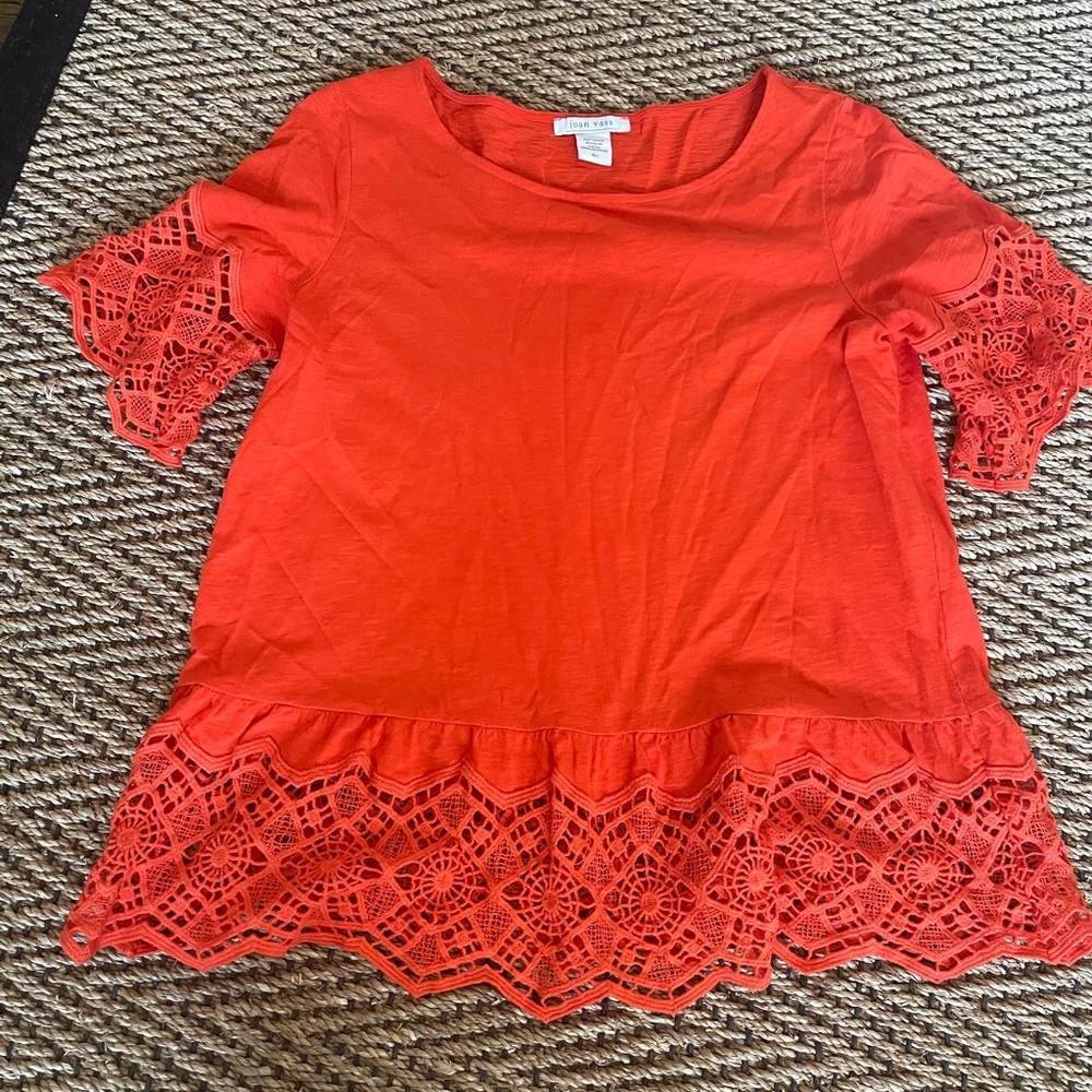 Joan vass orange t shirt